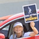 Frances Fisher – Pictured at the SAG Strike in Hollywood - 454 x 555
