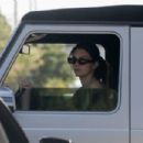 Kendall Jenner – In her convertible Mercedes G-Wagon in Beverly Hills
