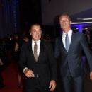 Jean Alesi (L) and David Coulthard attends during the Laureus Charity F1 Night at the Mercedes-Benz Spa on September 4, 2014 in Milan, Italy