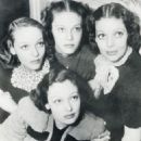 Georgiana Young with sisters Loretta, Polly & Sally Blane. - 454 x 609