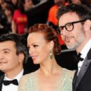Thomas Langmann, Bérénice Bejo and Director Michel Hazanavicius At The 84th Annual Academy Awards (2012)