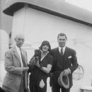 Hal De Forrest (left) and Jack Dempsey with his wife, actress Estelle Taylor