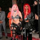 Anastasia Karanikolaou &#8211; With Justine Skye at a private A-list Halloween Party in West Hollywood