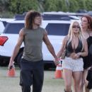 Tana Mongeau – With Adam Dubuc seen at Coachella - 454 x 681