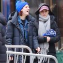 Natalia Dyer – Braves the cold while stopping at a smoke shop in Manhattan - 454 x 672