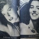 Barbara Bates - Movie Play Magazine Pictorial [United States] (March 1953) - 454 x 340