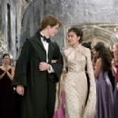 ROBERT PATTINSON as Cedric Diggory and KATIE LEUNG as Cho Chang in Warner Bros. Pictures’ fantasy “Harry Potter and the Goblet of Fire.” Photo: Murray Close