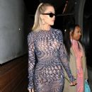 Khloe Kardashian – With Malika Haqq arrive for dinner at Craig’s in West Hollywood - 454 x 743