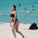 Paris Berelc – In a brown bikini in Miami Beach