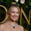 Kate Hudson wore a strapless gown at 82nd Annual Golden Globes Awards in Beverly Hills