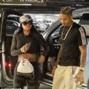 Blac Chyna and Mechie Running Errands in Los Angeles, California - September 12, 2017