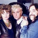 Lemmy and the post-punk pioneer and Visage front-man Steve Strange (28 May 1959 – 12 February 2015), during the campaign against Heroin in London on the 19th April 1985