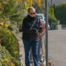Cybill Shepherd – Spotted out with her dogs in Los Angeles - 454 x 588