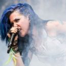 White-Gluz performing with Arch Enemy at Nova Rock 2014 - 454 x 274