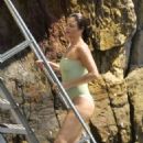 Helena Christensen – Seen at luxury hotel Eden Roc in Antibes - 454 x 681