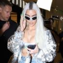 Kim Kardashian – Arrives for her pop-up for her new skin care line SKKN opens in century City