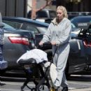 Heather Rae El Moussa – Seen with new baby Tristan around town in Newport Beach - 454 x 520