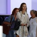 Isabel Lucas – Was seen departing Perth Airport