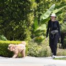 Marcia Cross – walking her dog in Los Angeles - 454 x 443