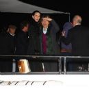 L'Wren Scott and Mick Jagger attends to Dennis Hopper Birthday Party on the Oasis Yacht, Cannes, France - 16 May 2008 - 454 x 481