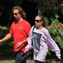 Allegra Versace – Walking with a mystery man at the Montanelli park in Milan - 454 x 318