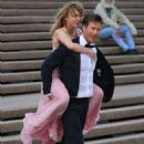 Sydney Sweeney – With Glen Powell filming scenes for their upcoming film in Sydney