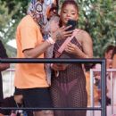 Halle Bailey &#8211; Seen at a Coachella party in Indio
