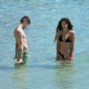María Pedraza – In a bikini at the beach with Juanjo Almeida in Ibiza - 454 x 363