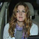 Drew Barrymore And Justin Long Leaving STK In Beverly Hills April 11 2008
