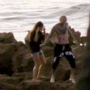 Megan Fox and Machine Gun Kelly – Spotted on the beach in San Juan – Puerto Rico