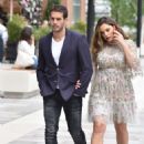 Kelly Brook and Jeremy Parisi out in London