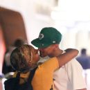 Tiffany Haddish – With boyfriend Marvin Jones at LAX airport in Los Angeles - 454 x 681