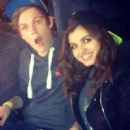 Caspar Lee and Rebecca Black