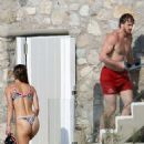 EXCLUSIVE: Logan Paul's new romance with Leonardo DiCaprio's ex Nina Agdal is confirmed as the millionaire Youtuber is seen frolicking with the bikini-clad beauty in Mykonos
