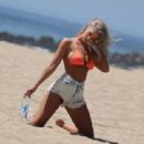 Samantha Knezel in Bikini Top and Shorts – 138 Water Photoshoot in Malibu - 454 x 310