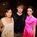 Lily Collins and Chord Overstreet - 454 x 383