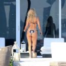 Cecilia Bolocco – In a bikini during a vacation in Miami - 454 x 324