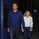 Caroline Wozniacki – With boyfriend David Lee as they arrive to Knicks home opener in NYC - 454 x 732