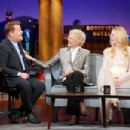Annette Bening and Elle Fanning At The Late Late Show with James Corden