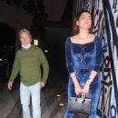 Blanca Blanco – With her partner John Savage arrive for dinner at Craig’s in West Hollywood - 454 x 636