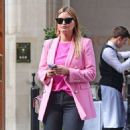Holly Valance – In a pink blazer out in London - 454 x 525