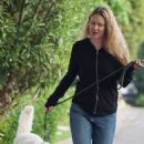 Justine Musk &#8211; Elon Musks Ex Wife Justine Musk seen walking her dog in Brentwood