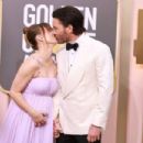 Kaley Cuoco and Tom Pelphrey - The 80th Annual Golden Globe Awards - Arrivals - 454 x 303