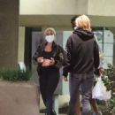 Lady Gaga and boyfriend Michael Polansky – Leave a restaurant in Malibu