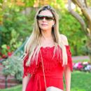Adriana de Moura – Exit out of the Beverly Hills Hotel - 454 x 681