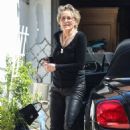 Sharon Stone – Visits a friend in Beverly Hills