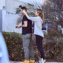 Maria Menounos – Seen with husband Keven Undergaro at Coffee Bean in Los Angeles - 454 x 516