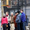 Taylor Swift and Joe Alwyn with friends in West Village, New York