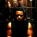 Ice Cube as James 'Desolation' Williams, Jason Statham as Jericho Butler and Natasha Henstridge as Lt. Melanie Ballard in Screen Gems' John Carpenter's Ghosts of Mars - 2001