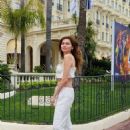 Blanca Blanco – In A Stylish House Of Cb Ensemble In Front Of The Carlton In Cannes - 454 x 681